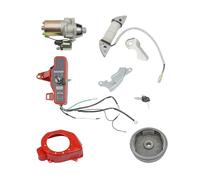 Motor de arranque reemplazo Compatible Con Honda Gx160 5.5hp Gx200 6.5hp Gx160/Gx200 Kit De Arranque Eléctrico Interruptor De Llave De Arranque Giratorio Motocicleta Arranque