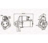 Motor de arranque MAGNETI MARELLI 063721289010