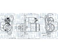 MAGNETI MARELLI 063721418010 Motor de arranque