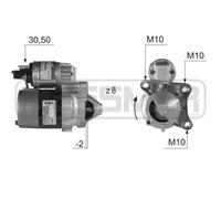 MOTOR DE ARRANQUE EM234Q TS10P3 TS10E3B TS10E3 FS10E3 D7E48 D7E47 D7E27 458396