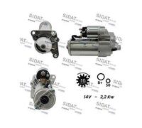 Motor De Arranque Sidat S12VA0052A2 para Nissan Opel Renault Vauxhall