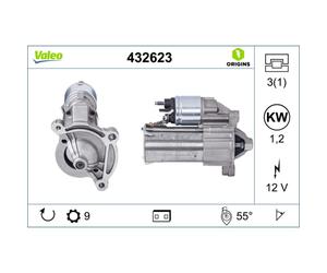 Motor de arranque VALEO 432623