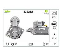 Motor De Arranque Valeo 438212 Valeo Origins New Oe Technology para Fiat Opel