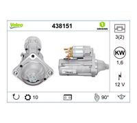 Motor de arranque VALEO ORIGINS NEW VALEO 438151