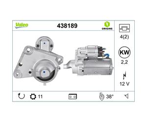 Motor de arranque VALEO ORIGINS NEW VALEO 438189