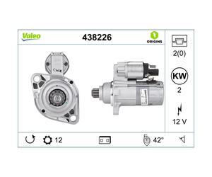 Motor de arranque VALEO ORIGINS NEW VALEO 438226
