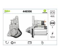 Motor de arranque VALEO ORIGINS NEW VALEO 446506