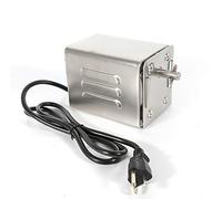 Motor de asador eléctrico 110V 15W Motor de asador de acero inoxidable BBQ Spit 90LB / 40KG Motor de asador de parrilla eléctrica for cerdo Cabra Pollo Asador Asador Parrilla al aire libre Motor de as