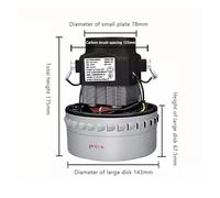 Motor De Aspiradora Industrial T1200W, 1500W, 1600W, Reparación De Aspiradora De 220V Y Motor De Repuesto De Uso General(1200W)