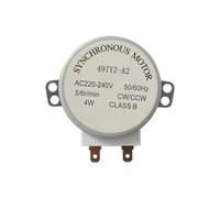 Motor De Bandeja Giratoria Síncrono For Horno Microondas (AC220-240 V), Compatible Con Galanz 49TYZ-A, 4 W, Accesorios