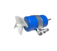 Motor de barco a control remoto, 7,4 V, 16800RPM, Motor de propulsor subacuático, Kit de hélice de 3 aspas for bricolaje, modelo de Robot ROV, piezas de barco submarino(1 pc CW)