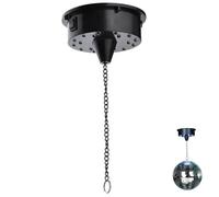 Motor de Bola de Disco con luz de Cadena Colgando Colgando/Apagado Bola Disco Rotator Rotador LED Sound Powered Disco Ball Spinner para Fiesta de Baile
