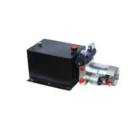 Motor de bomba de montaje de unidad de energía hidráulica, estación de bomba hidráulica de elevación de puerta trasera de carretilla elevadora 12V/24V/48V(48V,2kW Single-Direction 16L)