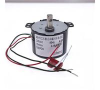 Motor de CA de 50 KTYZ, motor síncrono de imán permanente, 220 V CA, reductor de velocidad, 6 W, 1 unidad(15rpm)
