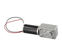 Motor de caja de cambios CC 12 V 24 V con turbina sin fin para una reducción precisa de la velocidad y salida de alto par, para coches RC, robots y equipos electrónicos (12V260RPM)