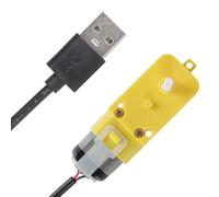 Motor de cajas de cambios DC5V de un solo eje 59RPM Relación 1:220 Ejes para modelos de automatización del hogar y modificaciones de juguetes Instalación sin soldadura