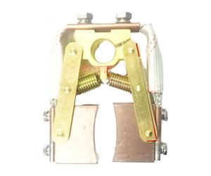 motor de carbono soporte cepillo en forma V alta potencia anillo deslizante conductor(25 * 50 Copper legs (arc brush))