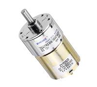Motor de CC 12V 24V CC Motor de engranajes 2,5 RPM/5RPM/10RPM/50RPM/100RPM/150RPM/200RPM/300RPM/550RPM/1000RPM Salida del eje central(10rpm,24V)