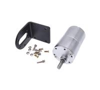 Motor de CC 24 V/12 V con soporte montaje, motorreductor eje excéntrico alto par GB37RG + for motor(2.5RPM-12V WITH BRACKET)