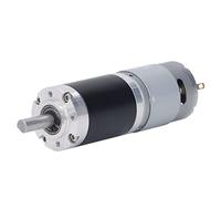 Motor de CC cepillado con rotor de alambre de cobre puro y totalmente metálico, pequeño motor de CC cepillado, motor de reducción de CC con rápida disipación de calor, bajo nivel (212RPM)