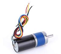 MOTOR DE CC SIN ESCOBILLAS ENGRANAJE DE METAL ELÉCTRICO ALTA TORSIÓN SILENCIOSO 24V USO INDUSTRIAL (430RPM)