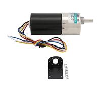 Motor de CC sin escobillas Reductor de velocidad de 24 V Torsión grande CW/CCW Mini motor de velocidad lenta con inversión inversa de CC con soporte para micromaquinaria (20 rpm/min)