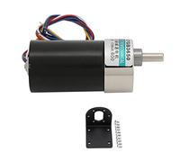 Motor de CC sin escobillas Reductor de velocidad de 24 V Torsión grande CW/CCW Mini motor de velocidad lenta con inversión inversa de CC con soporte para micromaquinaria (50 rpm/min)
