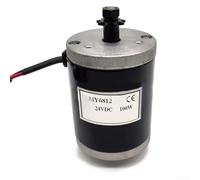Motor de cepillo de 100 W DC MY6812 para patinete eléctrico y kart, piñón de 9 dientes, motor de 12 V/24 V con dirección de giro reversible (24 V)