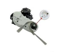 Motor de cepillo lateral con cepillo para Roborock para Q para Revo Curv para P20 Pro, pieza de repuesto silenciosa de alto rendimiento, para fácil instalación, accesorio de metal de plástico, negro