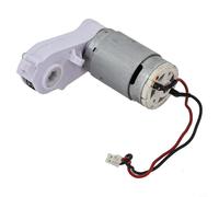 Motor de cepillo principal para TP-Link para robot aspirador TAPO RV10 y RV20, repuesto de motor de cepillo de rodillo, de metal, duradero y potente para una limpieza eficiente, negro/plata