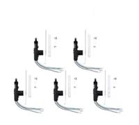 Motor de cerradura puerta coche, 12 V, 2/5 cables, actuador solenoide una sola pistola, 1-5 unidades(5 Wire 5pcs)