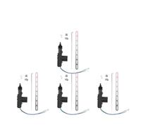 Motor de cerradura puerta coche, 12 V, 2/5 cables, actuador solenoide una sola pistola, 1-5 unidades piezas(2 Wire 4pcs)