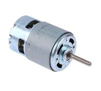 Motor de césped eléctrico de eje de 5 mm 755 21V Motores de cepillo de cortacésped para desbrozadora/desmalezadora inalámbrica Motor eléctrico duradero con eje largo