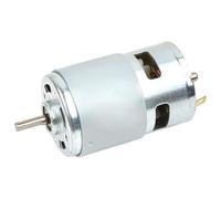 Motor de eje redondo 775 multiusos con par y 12.000 rpm, sistemas de rodamientos de bolas para robótica y herramienta eléctrica Actualizaciones del motor con par de torsión