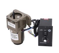 Motor de Engranaje, AC 220V Motor de Engranaje Asíncrono Monofásico Motor de Reducción de Velocidad Ajustable de Desaceleración 6W (20K)