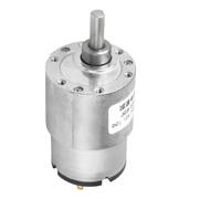 Motor De Engranaje CC 6V/12V/24V 7RPM-960RPM Motorreductor De Reducción Eléctrica Reversible Alto Torque Caja De Engranajes Totalmente De Metal JGB37-520(35,24V)