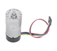 Motor de engranaje codificador de 12v CC, motorreductor de Metal con reducción de velocidad de alta torsión con 800rpm para accionamientos industriales, puertas eléctricas (56RPM)