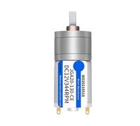 Motor de engranaje DC 6V 12V 24V 20 21 28 37-833RPM CW CCW motores caja cambios reducción velocidad JGA20-130 eléctrico accesorios bricolaje Reductor de velocidad del motor(21RPM,DC12V(12100))