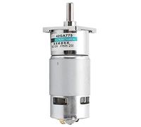 Motor de Engranaje DC Mini, Reducción de Velocidad, Iman Permanente, 12V, Dirección CW CCW - Alta Durabilidad, Protección contra Sobrecorriente, Uso Industrial Automatizado (200 rpm/min)