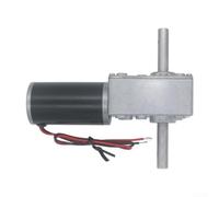 Motor de engranaje de cobre, 70 kg, capacidad de carga de metal (160 rpm) | Engranaje de gusano autobloqueante, freno automático, retención de carga segura, entrada de 24 V CC, para elevadores de