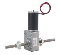 Motor de Engranaje de Gusano con Eje Coaxial M8, Reducción de Velocidad 290, Motor con Brida - Estructura Silenciosa, Alta Durabilidad, Para Movimiento Relativo y Opuesto (Relación de reducción 200)