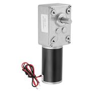 Motor de Engranaje de Gusano DC12V 200RPM, Reducción de Velocidad Eléctrica, Autobloqueo Reversible, Metal, Alto Par