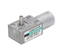 Motor de engranaje de gusano YDRCISMI Autoinscitante Reversible Reducción de velocidad de velocidad ajustable Reducción de engranajes eléctricos DC 24V (20R/min)