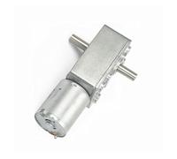 Motor de engranaje de tornillo sin fin JGY370 DC 6V 12V 24V, Motor de engranaje eléctrico de doble eje de salida, Motor de bloqueo automático de alto Torque 6RPM-150RPM(30rpm,6V)