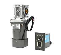 Motor de engranaje eléctrico AC 120 W 30 K, motor de engranaje helicoidal con regulador y velocidad ajustable, doble rodamiento de bolas, motor de engranaje helicoidal con función de inversación