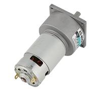 Motor de engranaje mini CC CC 12 V/24 V 35 W, velocidad ajustable, gran par motor CW/CCW (24 V 500 rpm)