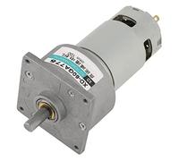 Motor de engranaje Mini DC 12 V/24 V 35 W de velocidad ajustable de metal CW/CCW (12 V 100 rpm)