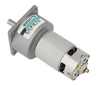 Motor de engranaje Mini DC DC 12 V/24 V 35 W de velocidad ajustable gran par motor CW/CCW (12 V 50 rpm)