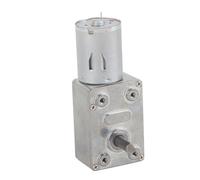 Motor de engranaje reversible alto par DC 12 V, caja cambios reducción eléctrica CW CCW con función de bloqueo automático para abridor puerta Actuador ventana Mini cabrestante (62RPM)