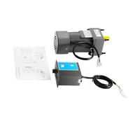 Motor de engranajes 220 V 90 W motor eléctrico 5 K Gear motor monofásico velocidad ajustable con regulador de velocidad, motor de engranaje de CA de 3,8 Nm par para máquinas, fresadoras